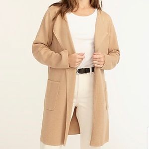 NWOT J. Crew Juliette Collarless Sweater Blazer